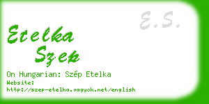 etelka szep business card